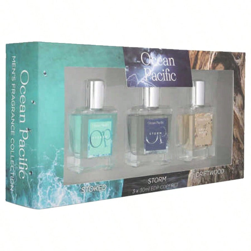 OP by Ocean Pacific, 3 Piece Fragrance Collection for Men