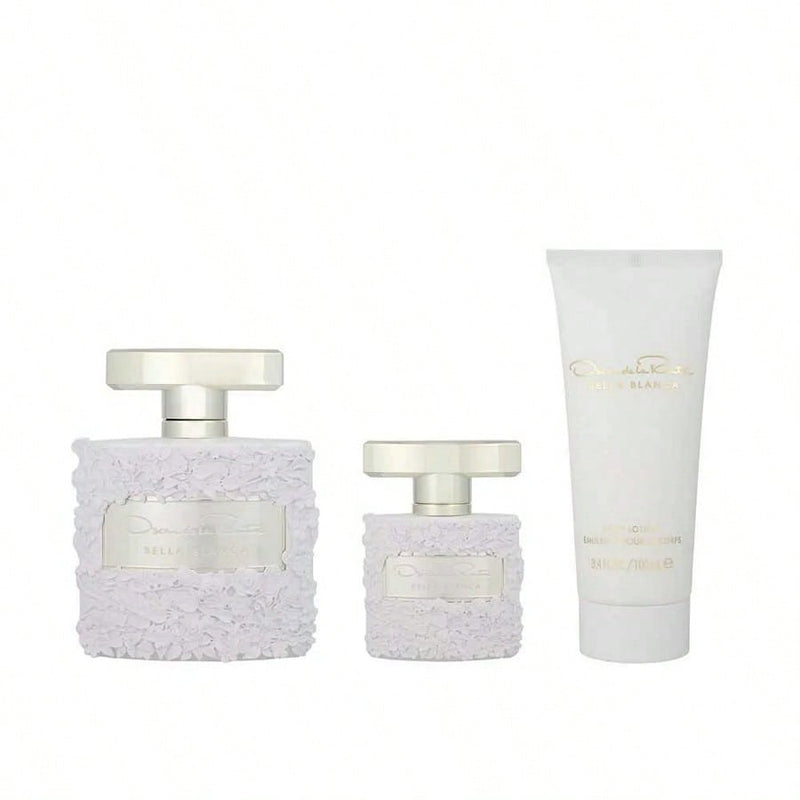 Bella Blanca by Oscar De La Renta, 3 Piece Gift Set for Women
