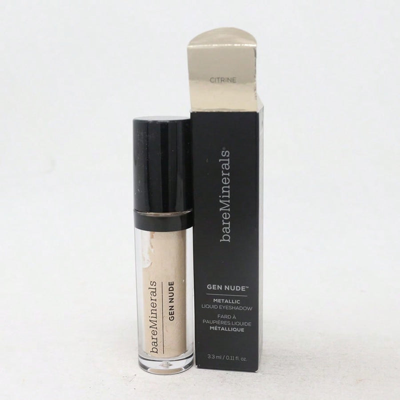 Bareminerals/Gen Nude Metallic Liquid Eye Shadow (Citrine) S.Dmgd 0.11 Oz
