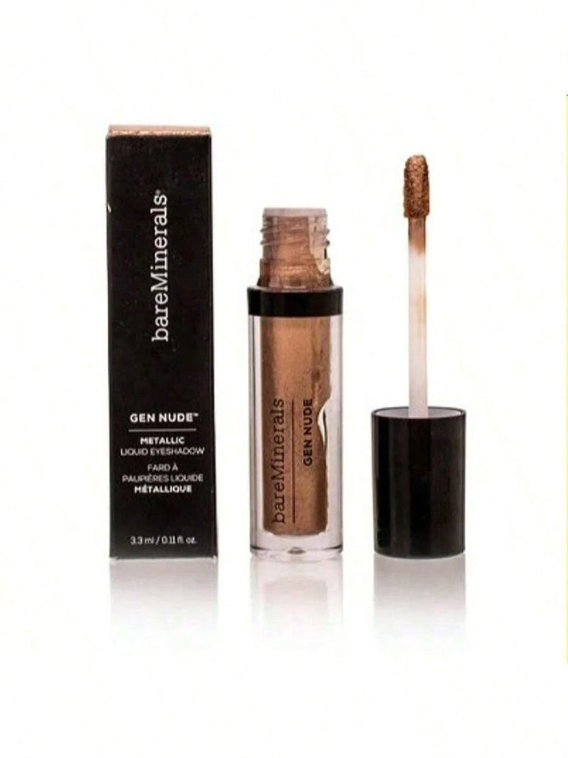 Bareminerals/Gen Nude Metallic Liquid Eye Shadow (Pink Opal) S.Dmgd 0.11 Oz