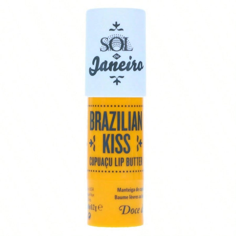 Brazilian Kiss Cupuacu Lip Butter by Sol de Janeiro for Unisex - 0.21 oz Lip Balm