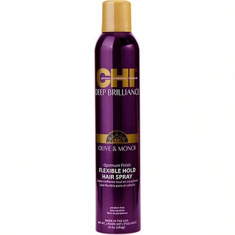 Deep Brilliance Optimum Flexible Hold Hair Spray by CHI for Unisex - 10 oz Hair Spray