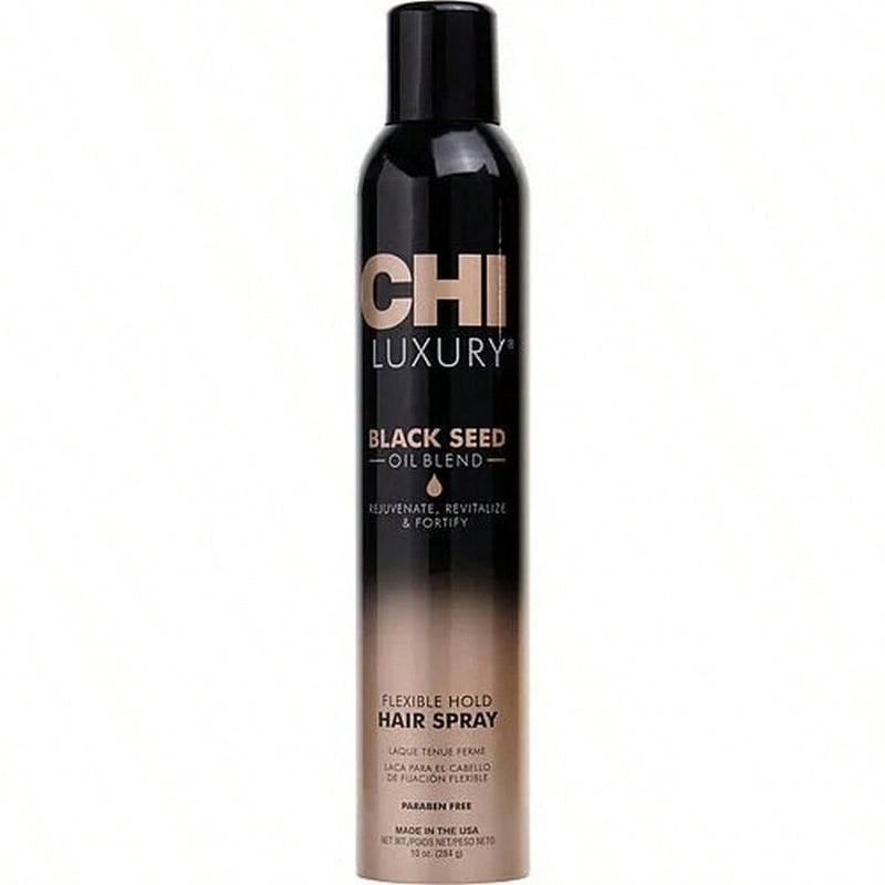 Luxury Black Seed Oil Flexible Hold Hairspray by CHI for Unisex - 10 oz Hair Spray