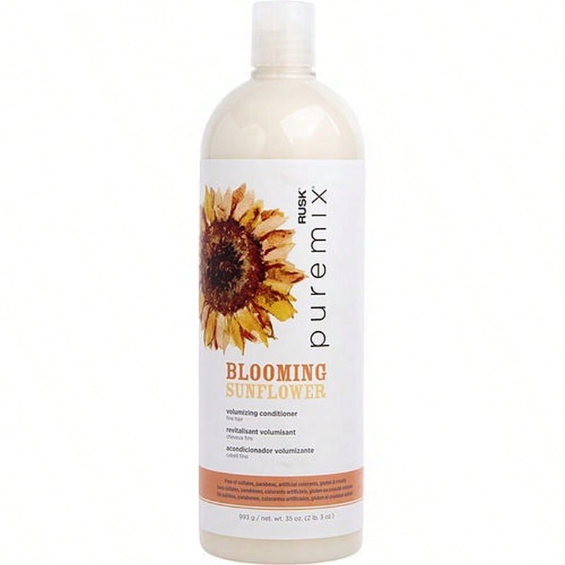 Puremix Blooming Sunflower Volumizing Conditioner - Fine Hair by Rusk for Unisex - 35 oz Conditioner