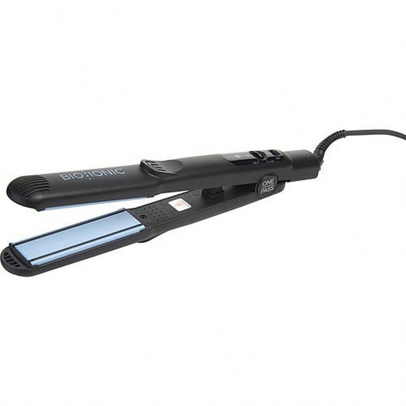 Onepass Nanoionic MX Styling Iron - Black by Bio Ionic for Women - 1 Inch Flat Iron
