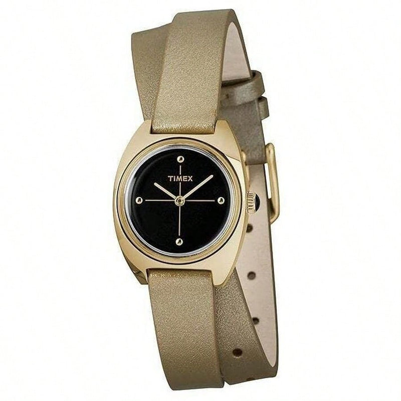 Timex Women's Milano TW2R69800 Strap Black Dial Quartz Movement Buckle Clasp 24mm Round Watch