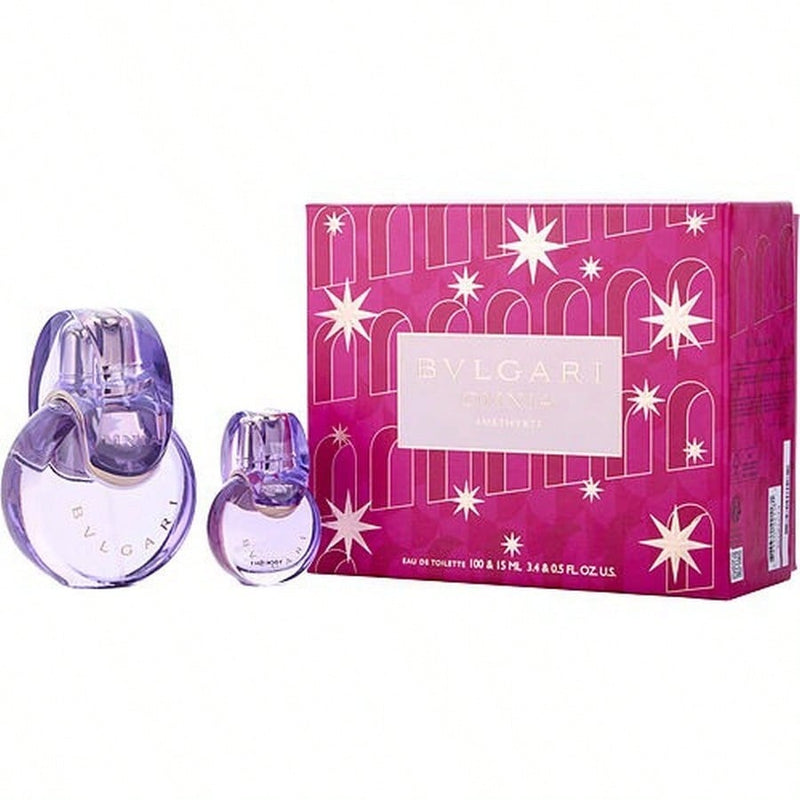 Omnia Amethyste by Bvlgari for Women - 2 Pc Gift Set 3.4oz EDT Spray, 0.5oz EDT Spray