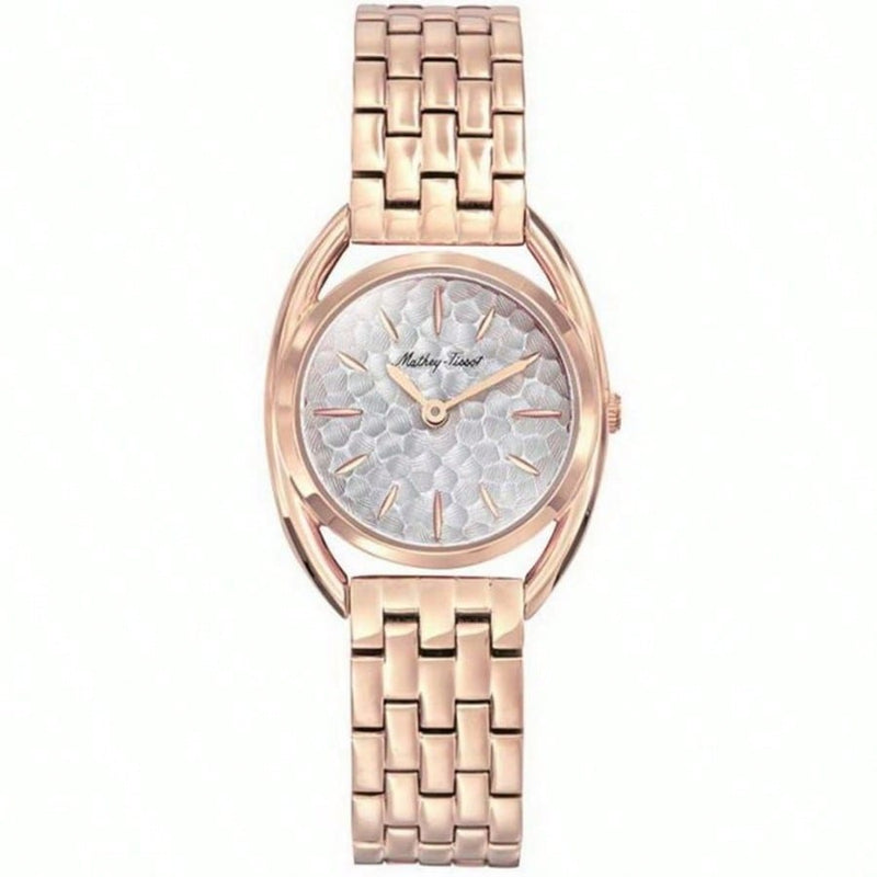 Mathey Tissot Women's Saphira D933PI Bracelet Silver Dial Quartz Movement Deployment Clasp 28mm Round Watch