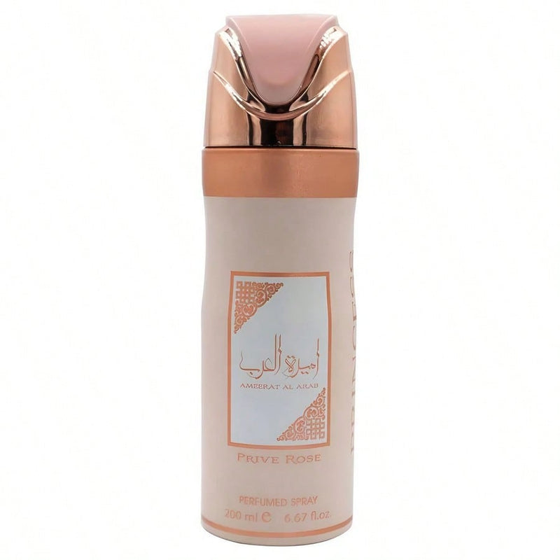 Ameerat Al Arab Prive Rose By Lattafa, 6.7Oz Perfumed Deodorant Spray Women