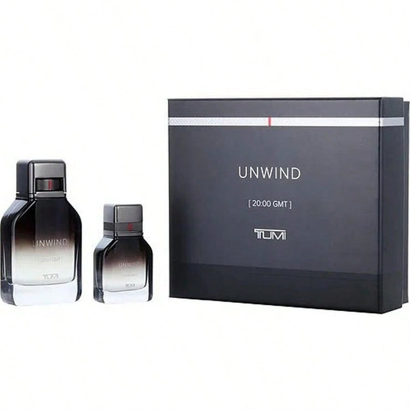 Unwind by Tumi for Men - 2 Pc Gift Set 3.4oz EDP Spray, 1oz EDP Spray