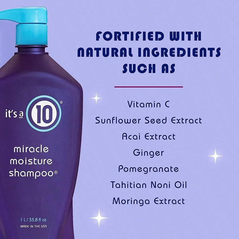 Miracle Moisture Shampoo by Its A 10 for Unisex - 10 oz Shampoo