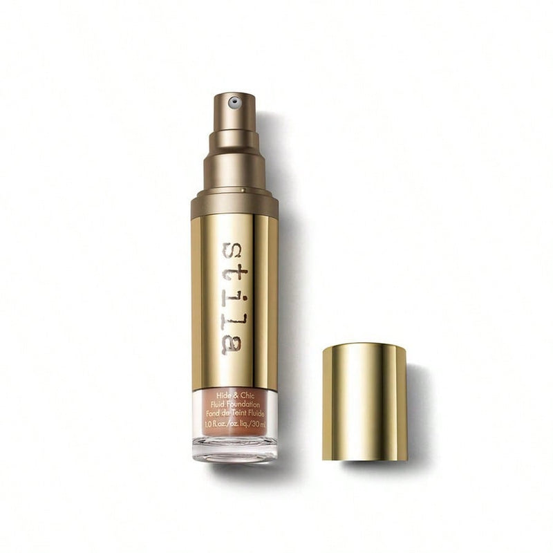 Stila/Hide & Chic Fluid Foundation (Tan/Deep 3) Sl.Dmgd 1.0 Oz (30 Ml)