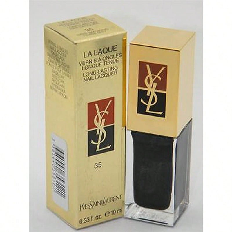 Ysl/La Laque Couture Nail Polish #35 Tuxedo Grey Unboxed 0.33 Oz