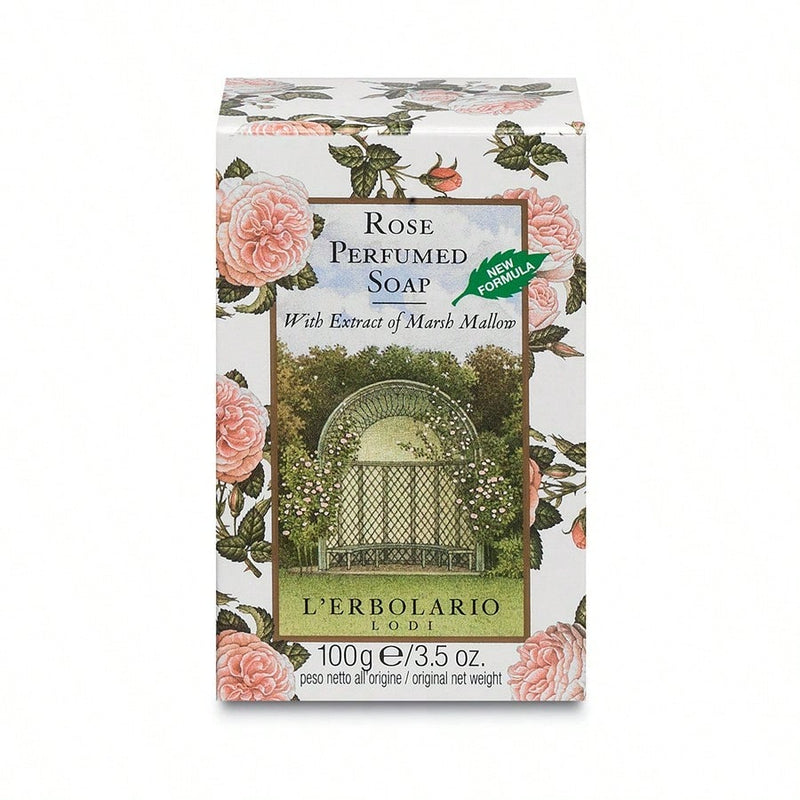 Perfumed Soap - Rose by LErbolario for Unisex - 3.5 oz Soap