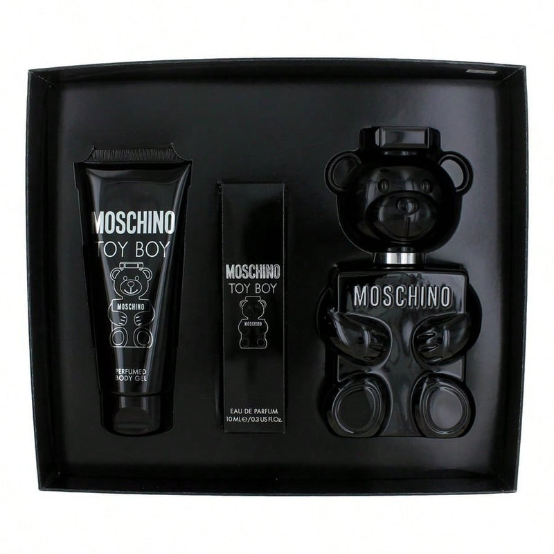 Moschino Toy Boy by Moschino, 3 Piece Gift Set for Men