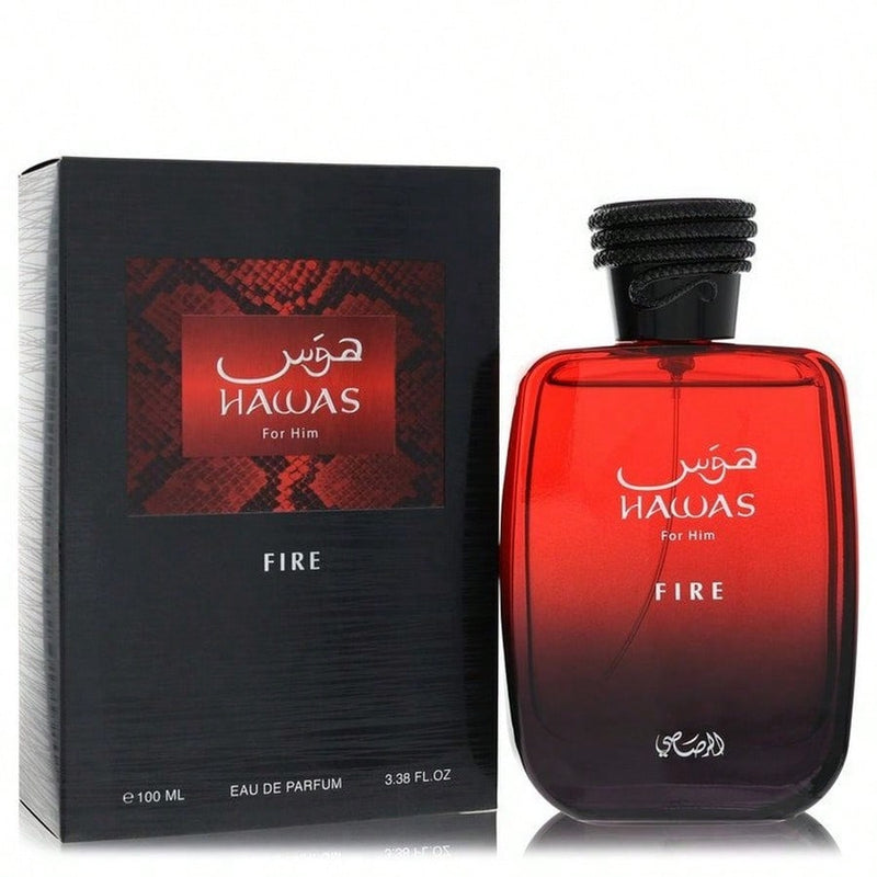 Hawas Fire by Rasasi, 3.3 oz EDP Spray for Men