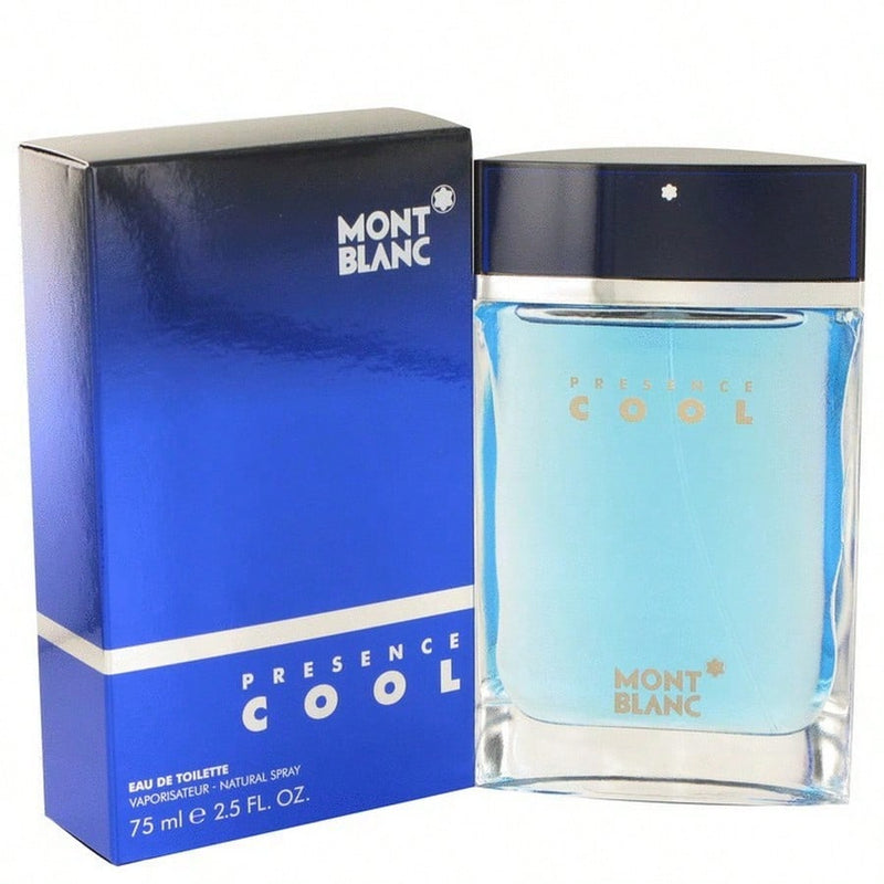 Presence Cool by Mont Blanc Men Eau De Toilette Spray 2.5 oz