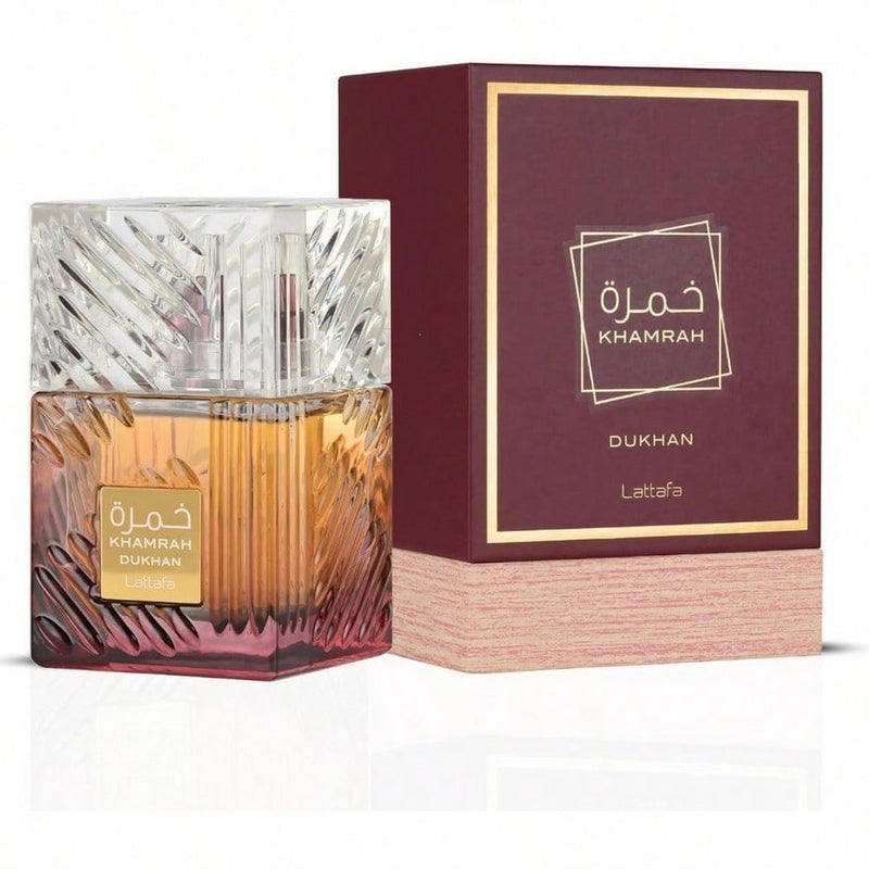 Khamrah - Dukhan By Lattafa For Unisex - 3.4 Oz Edp Spray