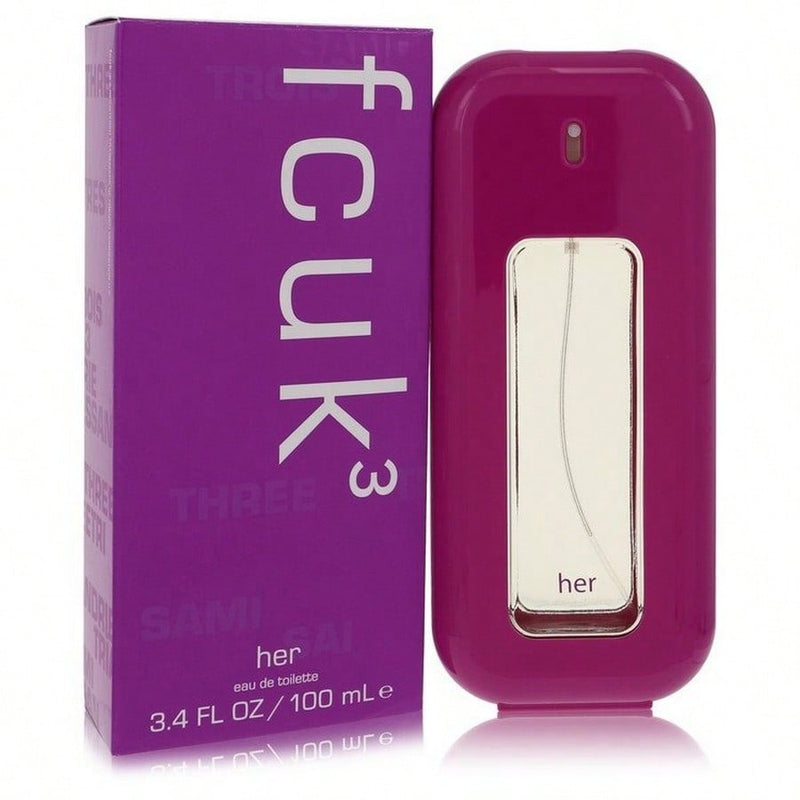 Fcuk 3 by French Connection for Women - 3.4 oz EDT Spray
