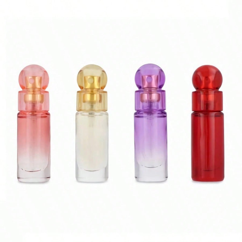 perry ellis 360 by Perry Ellis Women Gift Set -- Four piece Travel Gift Set Includes .25 oz Mini Eau De Parfum Spray of each. 360 Coral, 360 For Women, 360 Purple, 360 Red.