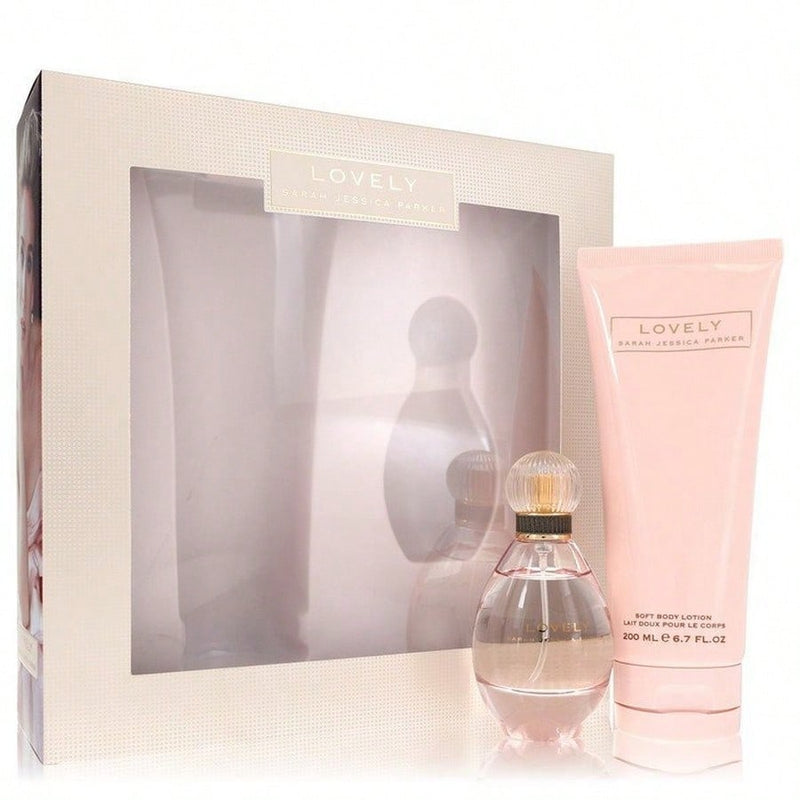 Lovely by Sarah Jessica Parker for Women - 2 Pc Gift Set 1.7oz EDP Spray, 6.7oz Soft Body Lotion