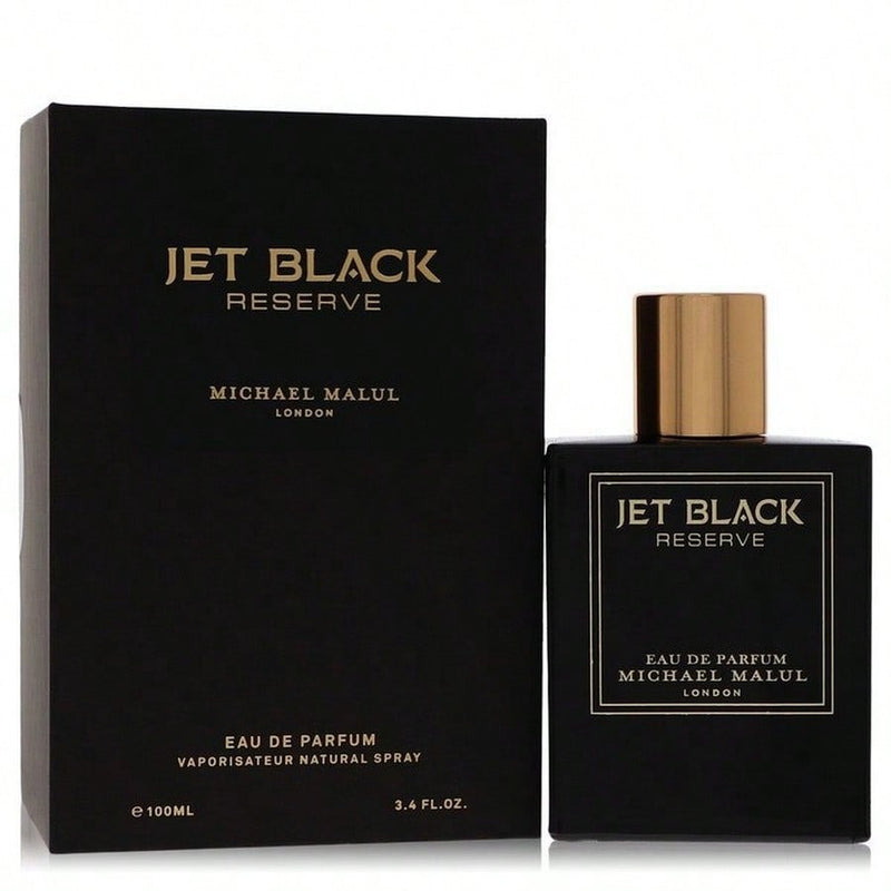 Jet Black Reserve by Michael Malul Men Eau De Parfum Spray 3.4 oz