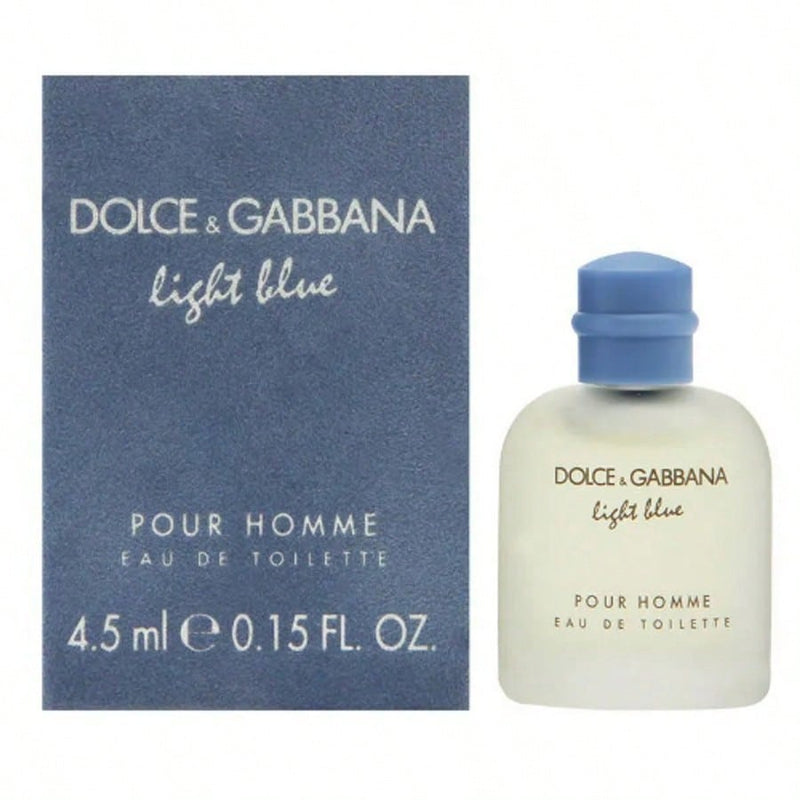 Light Blue Pour Homme/D&G Edt Splash 0.15 Oz (4.5 Ml) Men