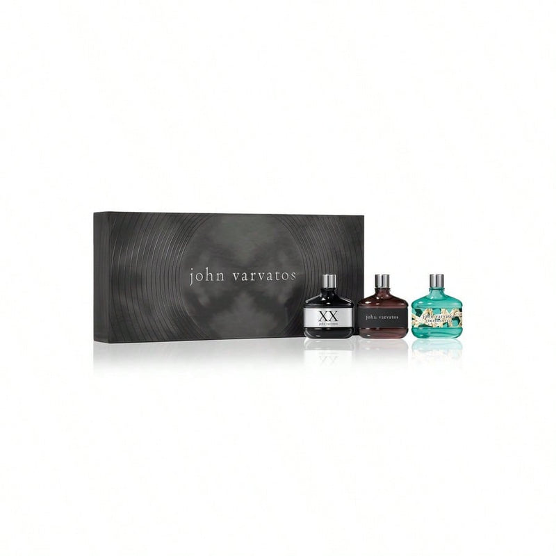 John Varvatos 3 * 15 Ml Eau De Toilette Mini Set For Men: Classic + Xx + Xx Artisan Teal