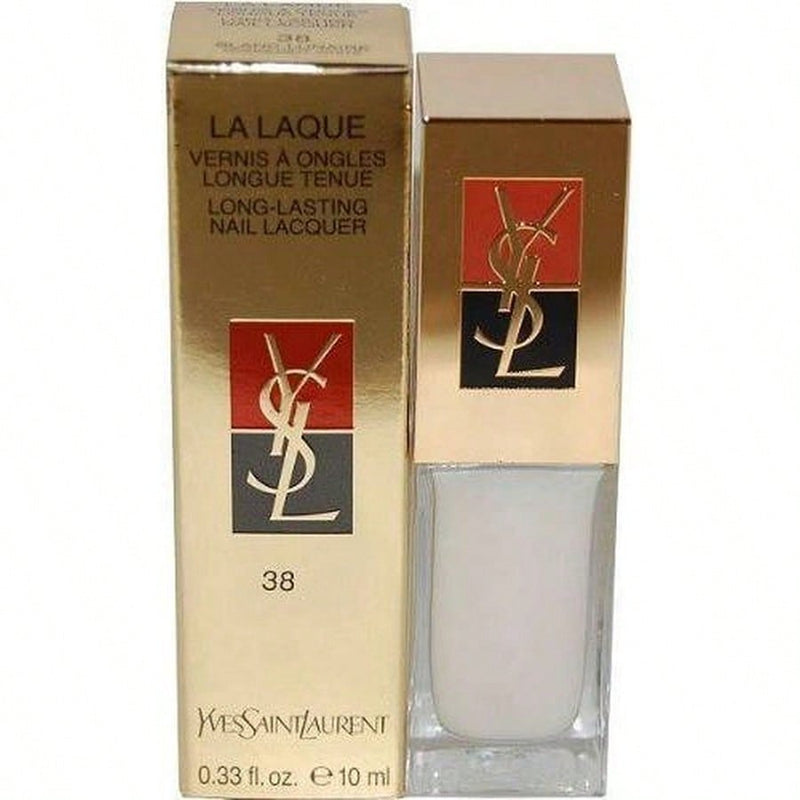 Ysl/La Laque Couture Nail Polish #38 Moonlight White Unboxed 0.33 Oz