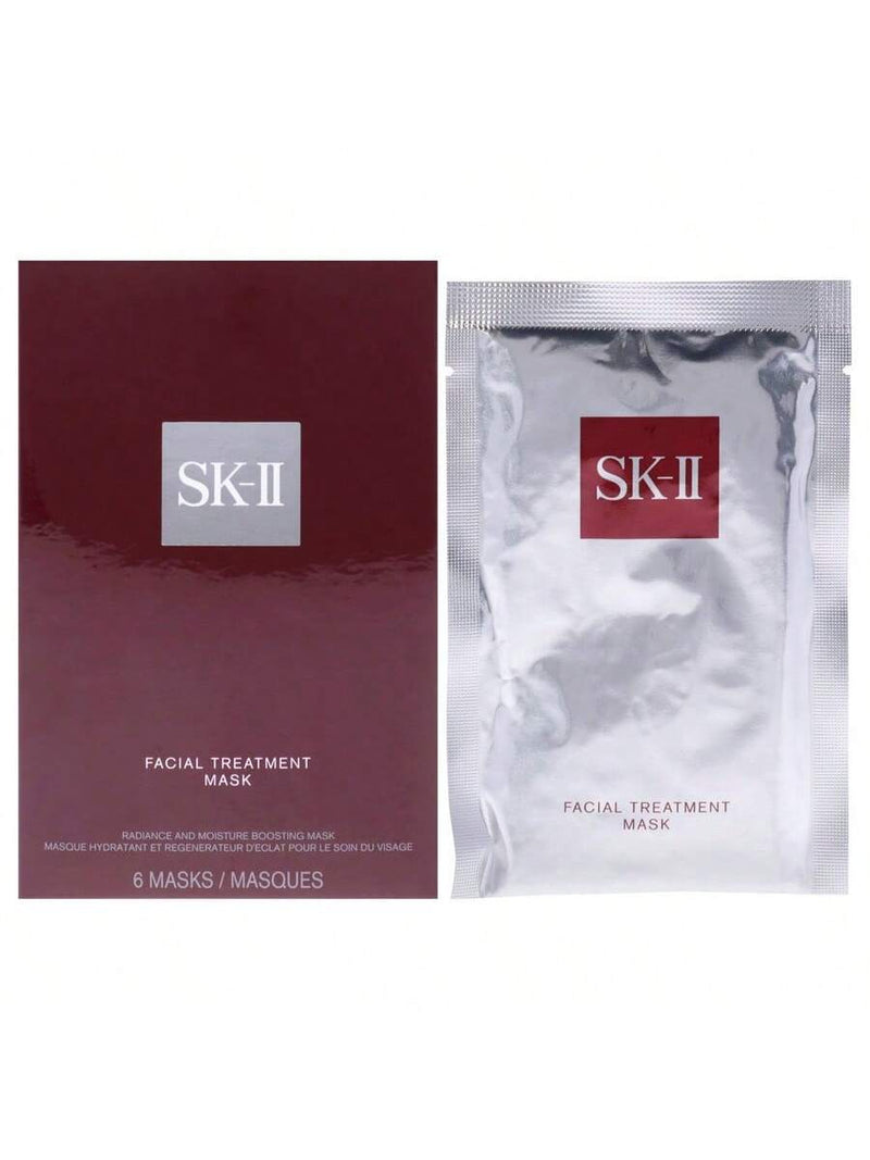 Facial Treatment Mask by SK-II for Unisex - 6 Pc Mask