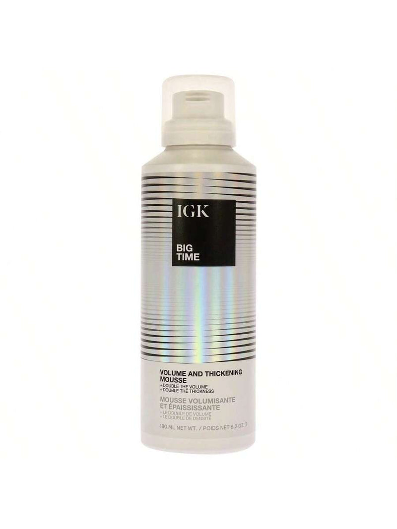 Big Time Volume and Thickening Mousse by IGK for Unisex - 6.2 oz Mousse