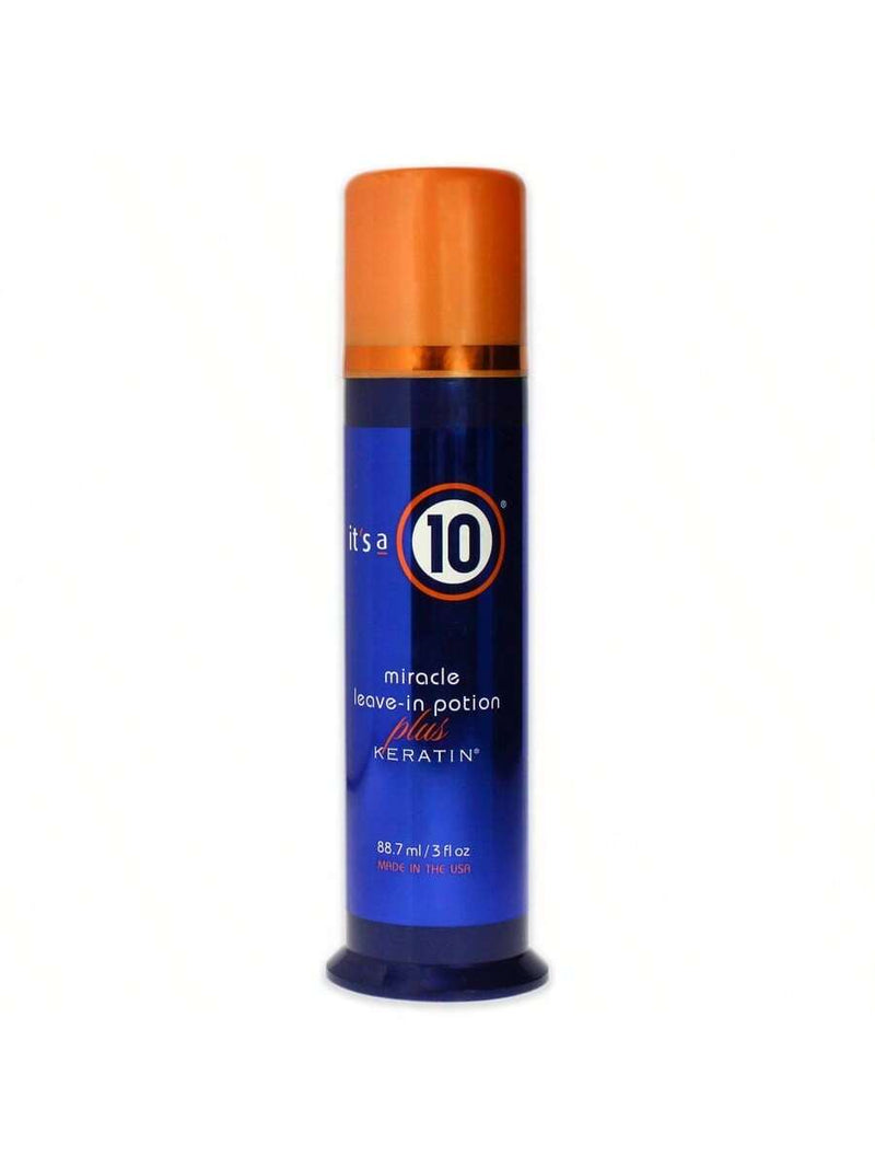 Miracle Leave-In Potion Plus Keratin by Its A 10 for Unisex - 3 oz Cream