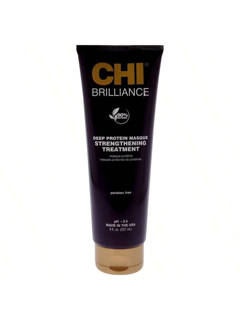 Deep Brilliance Deep Protein Masque Strengthening Treatment by CHI for Unisex - 8 oz Treatment