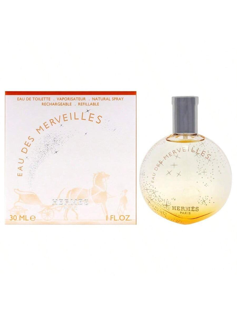 Eau Des Merveilles By Hermes For Women - 1 Oz Edt Spray (Refillable)