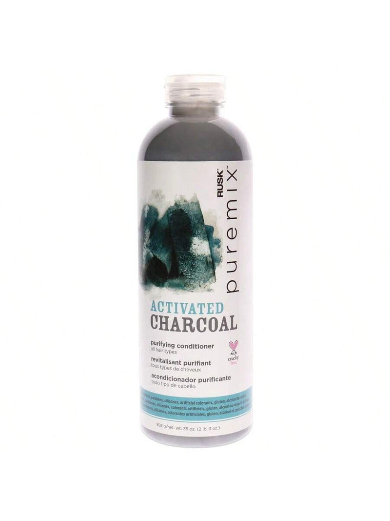Puremix Activated Charcoal Purifying Conditioner by Rusk for Unisex - 35 oz Conditioner