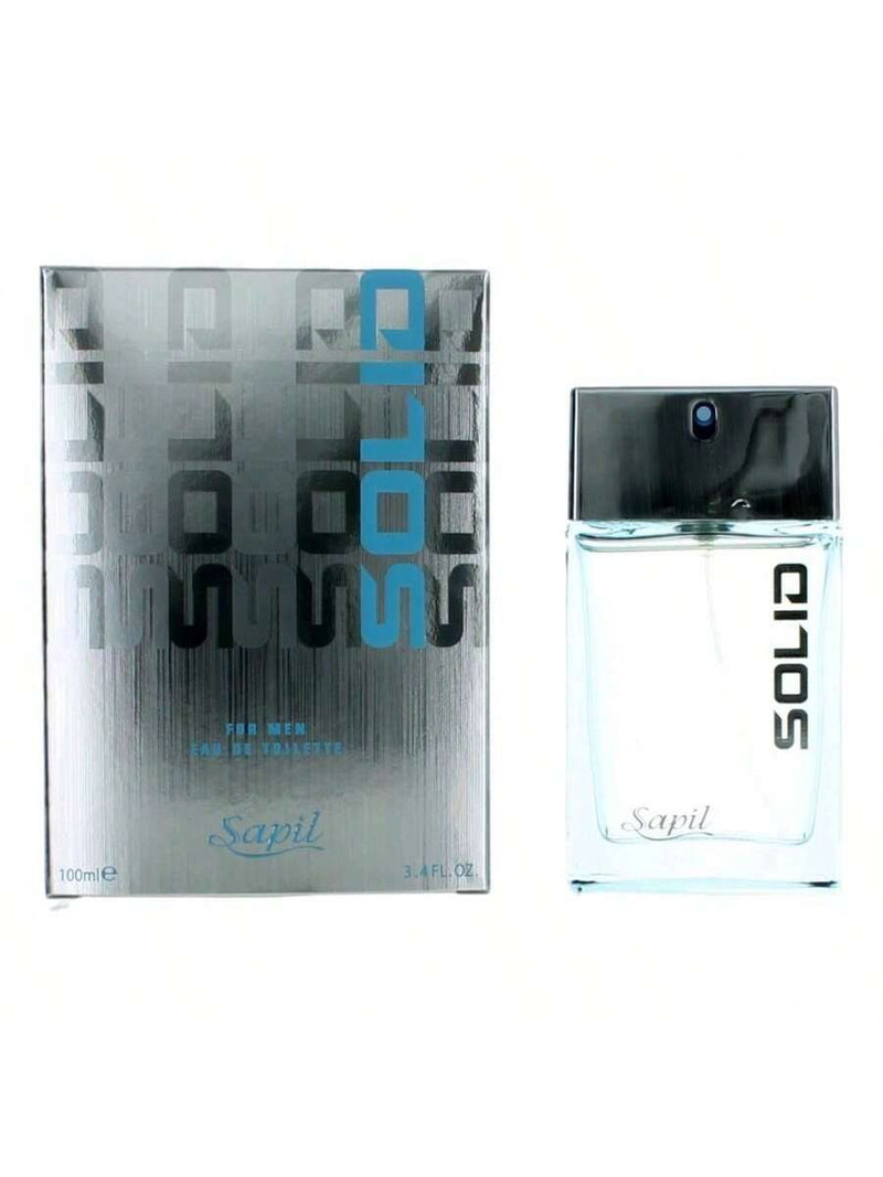 Solid by Sapil, 3.4 oz EDT Spray for Men