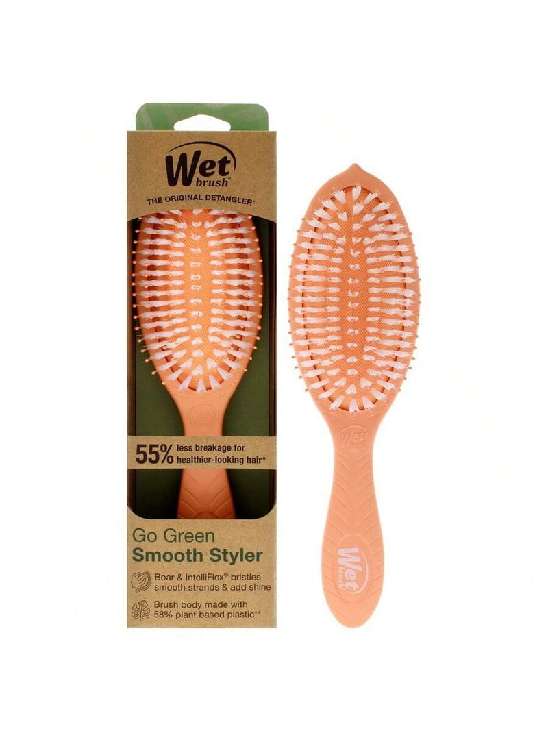 Go Green Oil Infused Shine Brush - Coconut Oil by Wet Brush for Unisex - 1 Pc Hair Brush