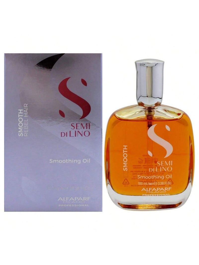 Semi Di Lino Smooth Smoothing Oil by Alfaparf Milano for Unisex - 3.38 oz Oil