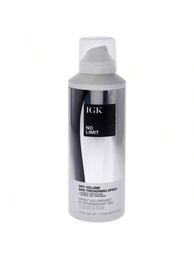No Limit Dry Volume and Thickening Spray by IGK for Unisex - 5.4 oz Hair Spray