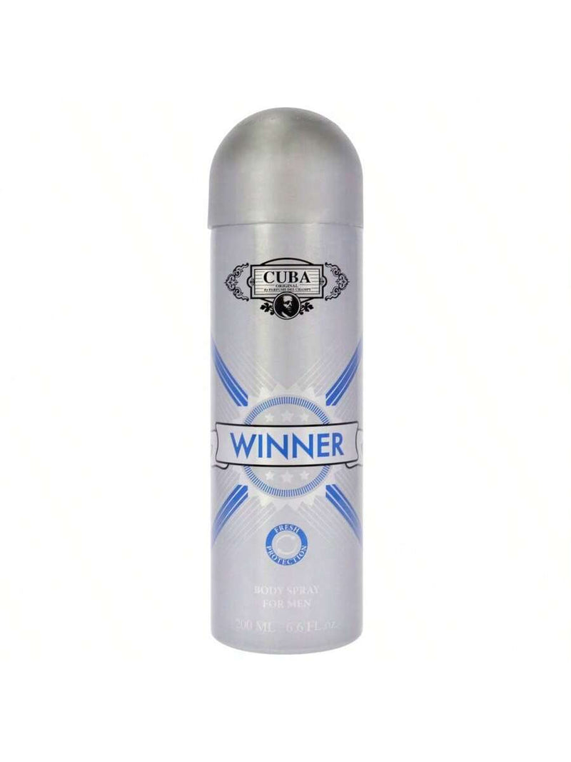 Cuba Winner by Cuba for Men - 6.6 oz Body Spray