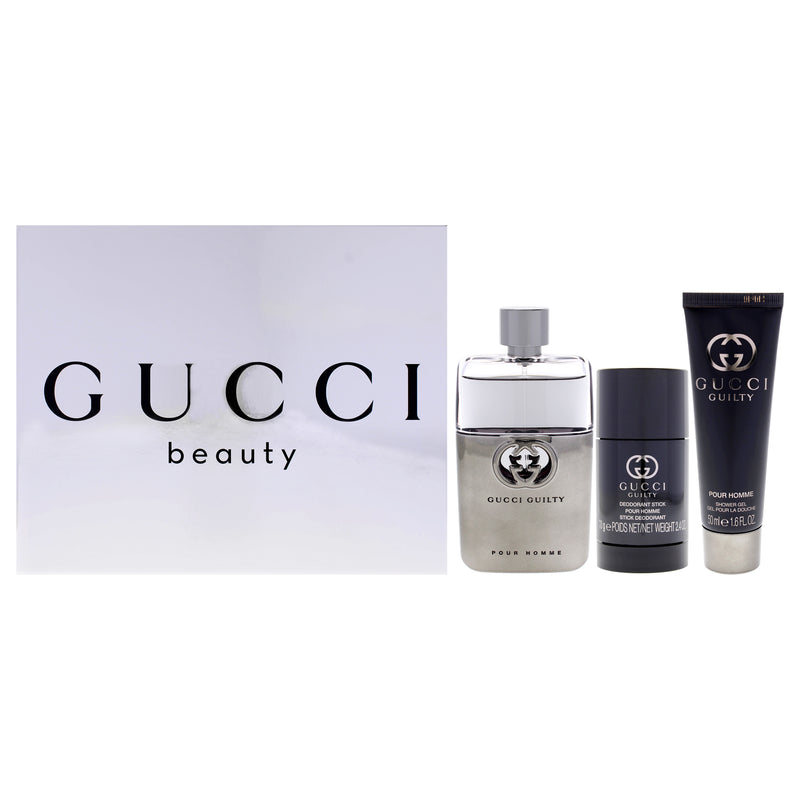 Gucci Guilty Men's Eau De Toilette Gift Set