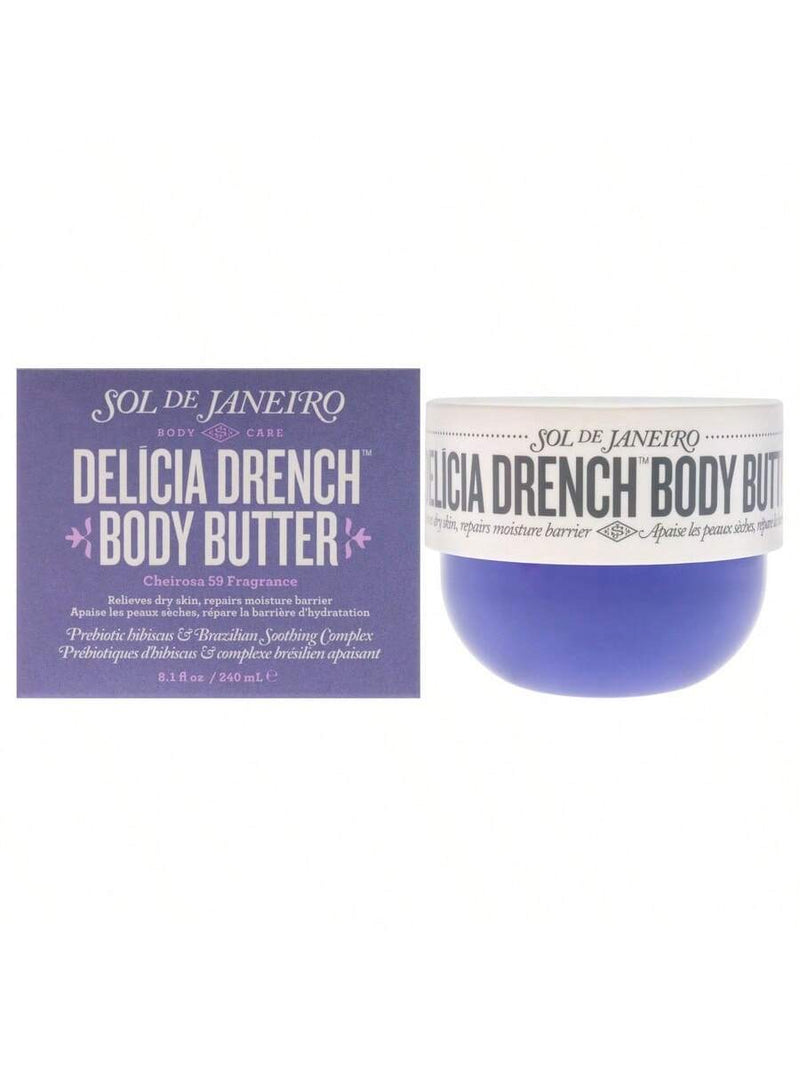 Delicia Drench Body Butter by Sol de Janeiro for Women - 8.1 oz Body Butter