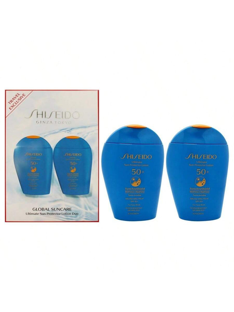 Ultimate Sun Protector Lotion SPF 50 Plus Duo by Shiseido for Women - 2 x 5 oz Lotion