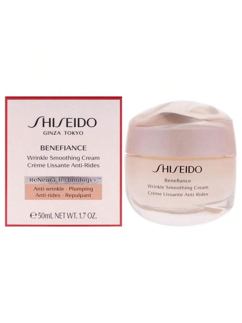 Benefiance Wrinkle Smoothing Cream by Shiseido for Unisex - 1.7 oz Cream