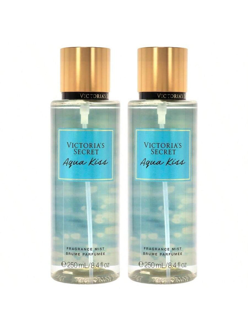 Aqua Kiss by Victorias Secret for Women - 8.4 oz Fragrance Mist - Pack of 2