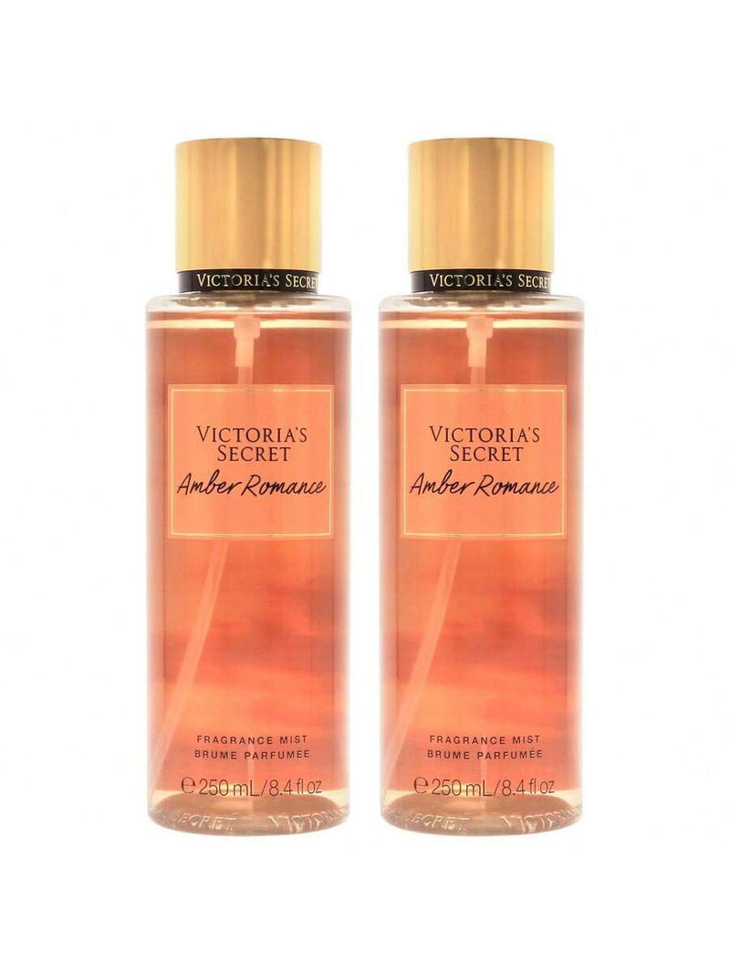 Amber Romance by Victorias Secret for Women - 8.4 oz Fragrance Mist - Pack of 2