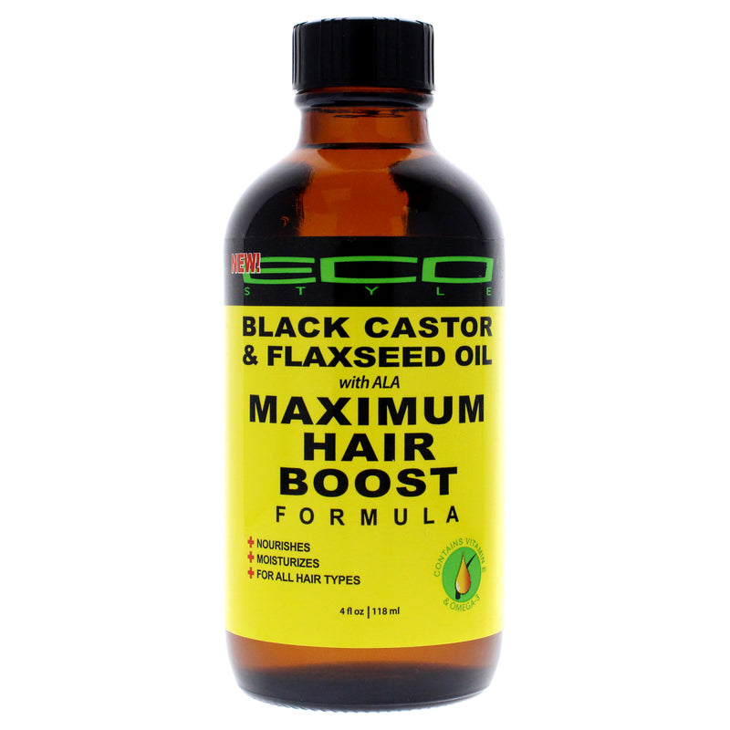Ecoco Eco Style Maximum Hair Growth Oil Black Castor And Flaxsee