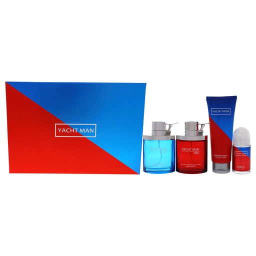 Myrurgia Yacht Man Blue And Yacht Man Red Men's Eau De Toilette Gift Set