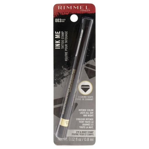Rimmel London Ink Me Tatto Stamp Eyes And Body 003 Black Diamond Shape