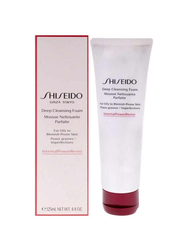 Deep Cleansing Foam by Shiseido for Women - 4.4 oz Cleanser